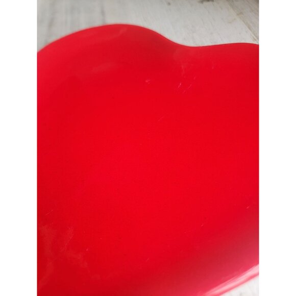Ancora vintage red heart ceramic plate Valentine Italian - Picture 5 of 10